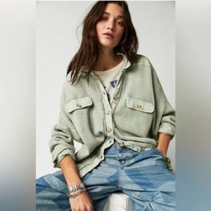 Free People One Scout Jacket Waffle